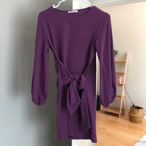 Purple cocktail or photoshoot dress